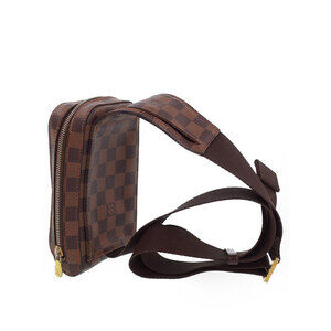 Louis Vuitton Bag Body Brown Ebene Geronimos Crossbody Damier